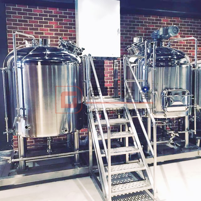 Combination Vessel L Beer Brewhouse With Steam Heating Customized