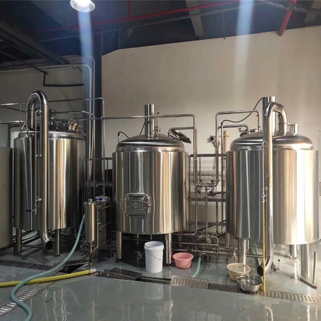 500L 1000L 2000L Customized Brewery Equipment Used 2 3 Vessel Beer