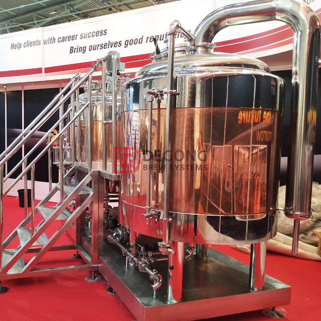 500L Microbrewery Ale/lager Red Copper Pub Brewery Equipment for Ireland Market