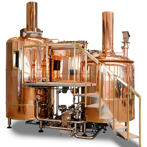 500L Customized Red Copper Turnkey Microbrewery Equipment for Sale