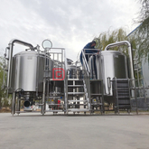 2000L turnkey industrial used food grade stainless steel beer brewing equipment 