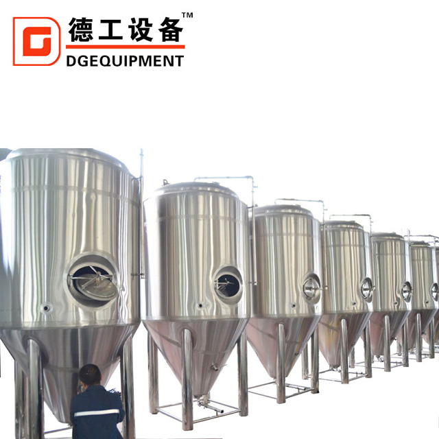 10BBL Stainless Steel Conical Dimple Jacket Beer Fermentation Tank with Cooling Zone 