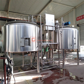 500L 1000L Commercial Use Beer Brewing Equipment Stainless Steel Brewhouse And Conical Fermenter Tank