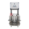 Stainless steel double nozzles beer keg washing machine for sale 