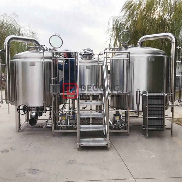 2000L professional industrial automated steel beer brewing equipment in Sweden 