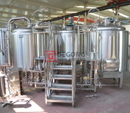 500L commercial turnkey steel craft beer making equipment for sale in Colombia 