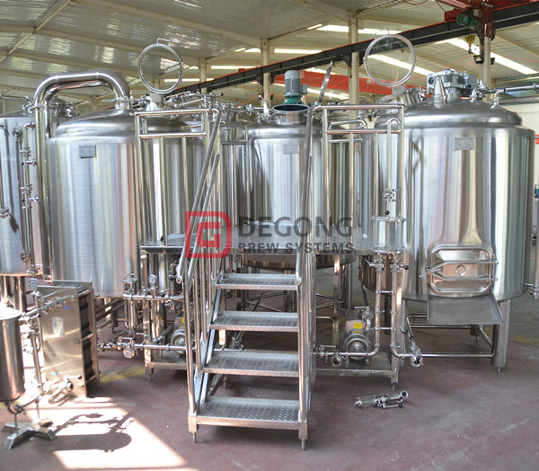 500L commercial turnkey steel craft beer making equipment for sale in Colombia 