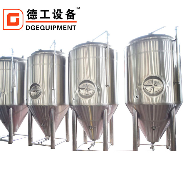10BBL Stainless Steel Conical Dimple Jacket Beer Fermentation Tank with Cooling Zone 