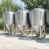 1000L 2/3/4 vessel steam heated commercial beer brewing equipment for sale