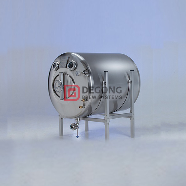 20BBL insulated stainless steel horizontal Beer Brite/ Serving Tank for beer brew pub
