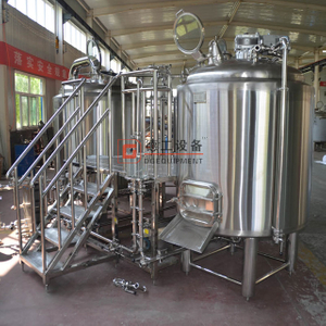1000L Microbrewery Beer Brewing Equipment Combined 2 Vessels Brewhouse with Steam Or Electric Heating