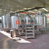 1000L Automatic Steam Heating Customized Stainless Steel Beer Brewery Brewhouse / Mash System 