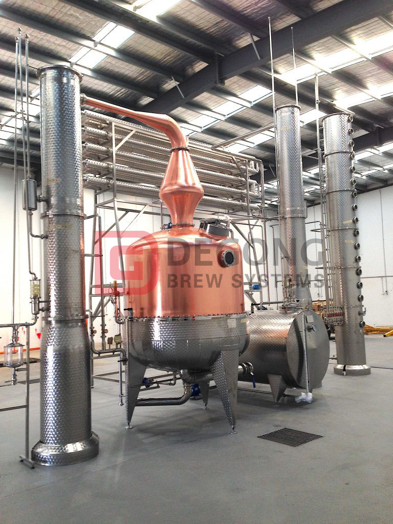 VodkaLight, in Gaitneau, Quebec, Canada has an DEGONG 2,000-liter, 2-column pot still, as well as a Distillery Mash Tun with grist case, fermentation, blending, and storage vessels