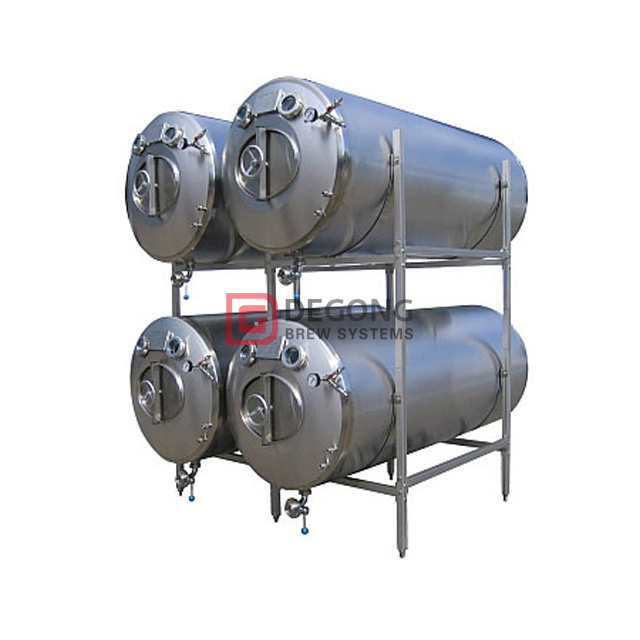 10HL Lagering Tanks Horizontal Brite Beer Tank Custom Stainless Steel Tanks for Breweries Across The US