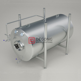 20BBL insulated stainless steel horizontal Beer Brite/ Serving Tank for beer brew pub