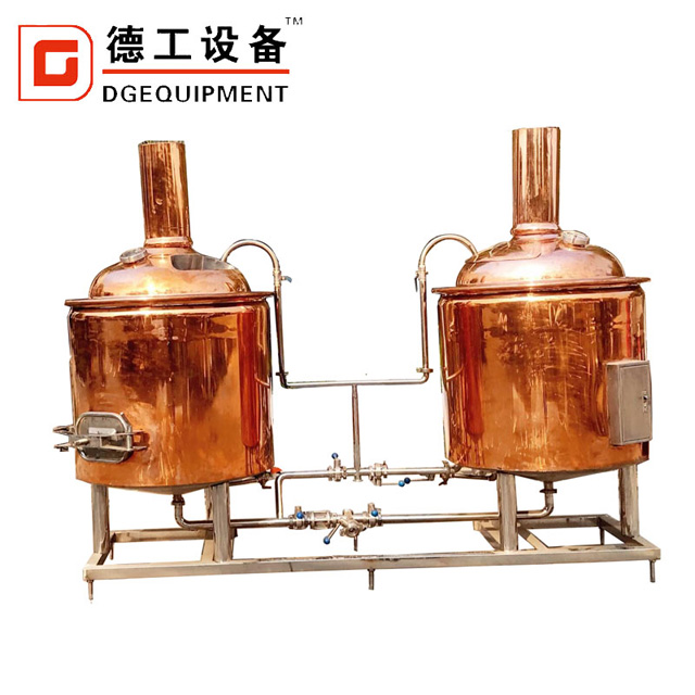 600L Chinese Red Copper Best Home Beer Microbrewery Nano Commercial Brewing System