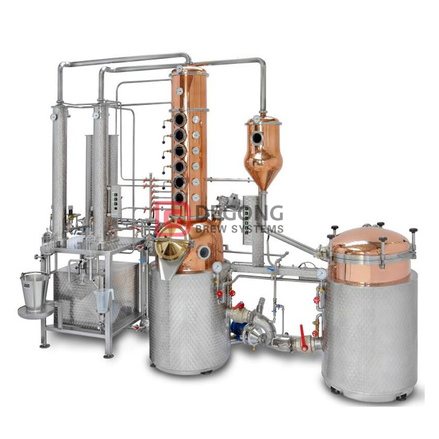 Hot Sale 1000L Alcohol Distillation Plant Equipment Machine for Whisky Vodka 
