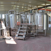 1000L Industrial Commercial Steel Beer Brewhouse / Brewing Equipment for Hotel 