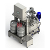 Stainless steel double nozzles beer keg washing machine for sale 