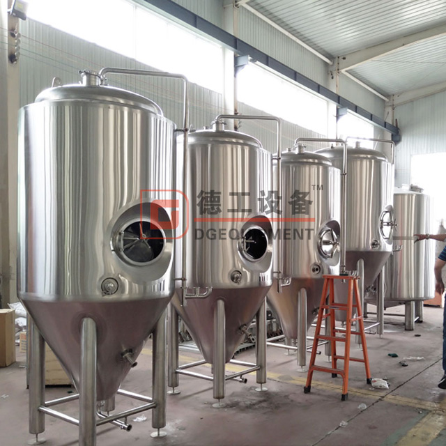 500L Craft Beer Temp Controlled Conical Fermenter Vessel For Pub Resturant Micro Brewery Equipment Used