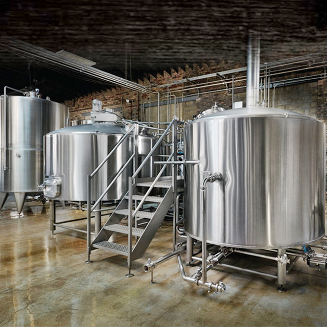 2000L Industrial Automated Steam Heated Steel Beer Brewhouse for Sale