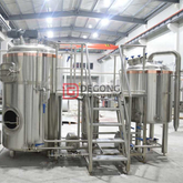 1500L industrial automated craft beer brewing equipment for sale in Denmark