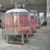 2000L Restaurant Used Red Copper Commercial 3 Vessels Beer Brewhouse Brewing Equipment for Sale
