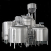 1500L Public House Beer Microbrewery Fermenting System with Steam Heating