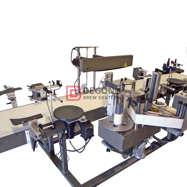 Automatic Bottle labeling machine round and Irregular beer bottle labeler sticker machine for bottles