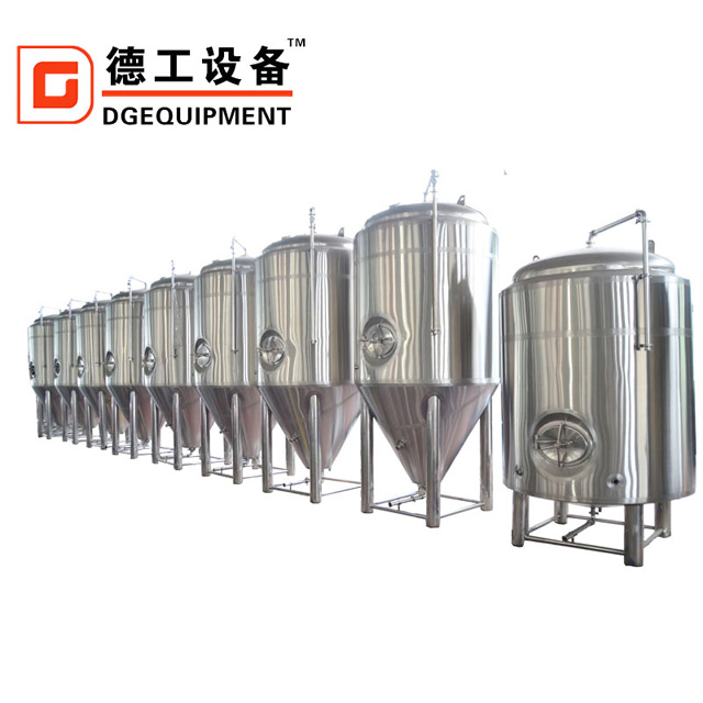 10BBL Stainless Steel Conical Dimple Jacket Beer Fermentation Tank with Cooling Zone 
