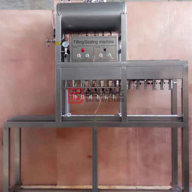 Small Automatic 6 Heads Beer Bottling Machine Glass Bottle Filling&capping System 