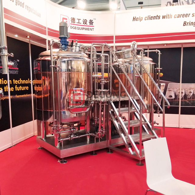 500L Microbrewery Ale/lager Red Copper Pub Brewery Equipment for Ireland Market