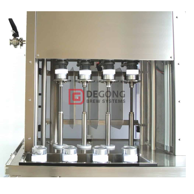 Automatic Counterpressure Rinser-filler-seamer equipment for Canning Carbonated Products Up To 1,500 Cans Per Hour