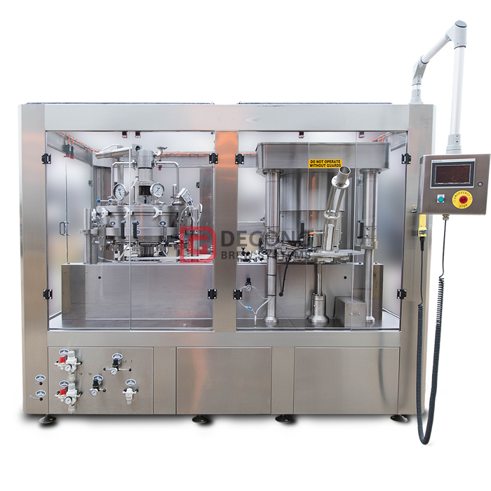 1000 Cans Per Hour Automatic Craft Beer Aluminum 3 in 1 Cans Filler Filling And Sealing Machine