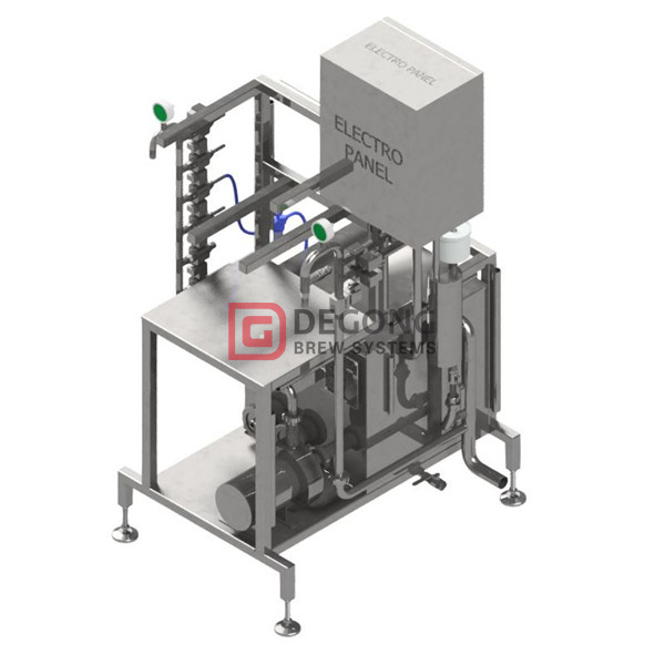 Stainless steel double nozzles beer keg washing machine for sale 