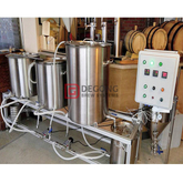 100L microbrewery equipment brewpub Mini stainless steel beer brewing equipment for sale in Italy