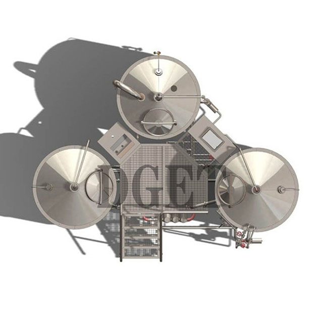7BBL 3-vessel Beer Brewhouse with Steam/electric Heating American Beer Equipment for Sale