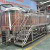 2000L Restaurant Used Red Copper Commercial 3 Vessels Beer Brewhouse Brewing Equipment for Sale