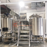 500L Stainless Steel Small Beer Production Equipment With Two-Vessel Brewhouse for Brewpub/hotel Used
