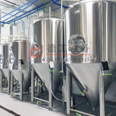 1000L 2000L 3000L AISI 304 Brewery Tanks for Beer Fermenter High Quality Turnkey Brewery for Sale