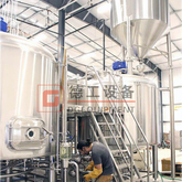 500L 2-vessel Electric Heating Method Turnkey Craft Commercial Complete of Brewery Equipment 