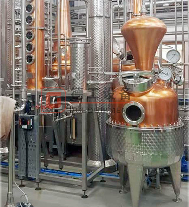 500L Craft Commercial Red Copper Gin Whisky Distillation Equipment for Sale Suppliers Near Me 
