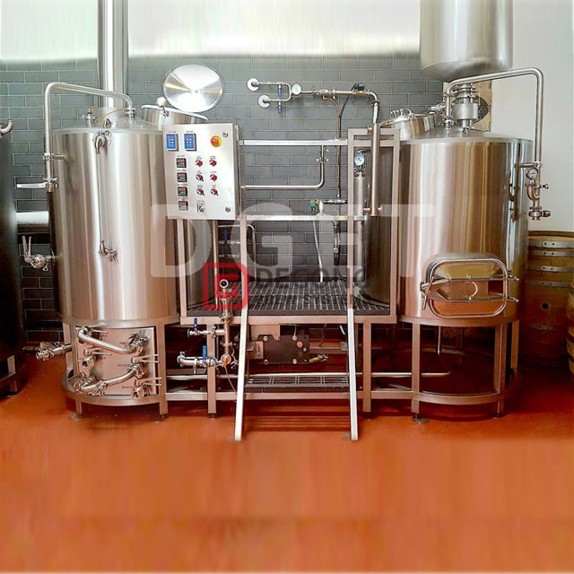500L Stainless Steel Microbrewery Copper Insulated Conical Beer Brewing System for Sale