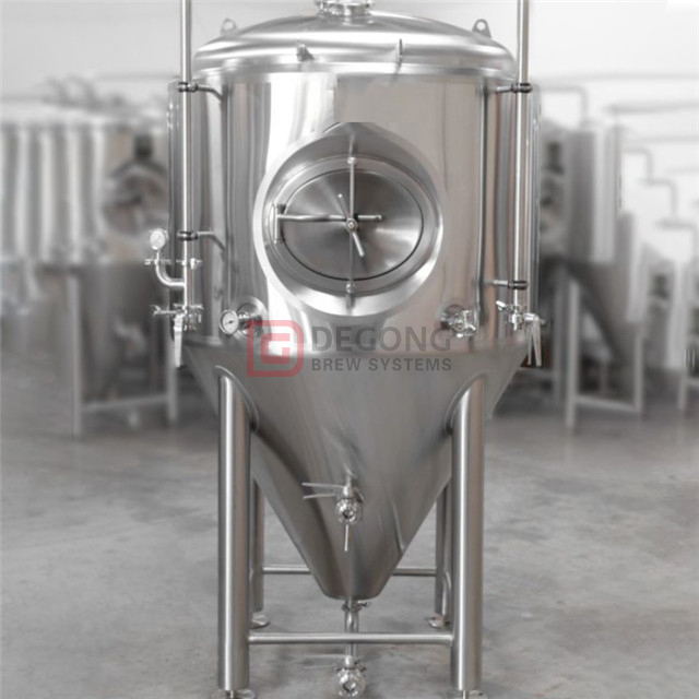 1000L Beer Fermentation Tanks for Sale Uk double wall and Isobaric fermenting vessel with blow off