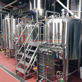 10 Barrel PLC Automatic/semi Auto Commercial Used 3-vessel Brewhouse Brewery Brewing Equipment Manufacturer