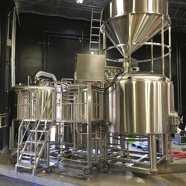 500L 1000L Customized Copper/stainless Steel Brewing System Turnkey Hotel Used Brewery Equipment