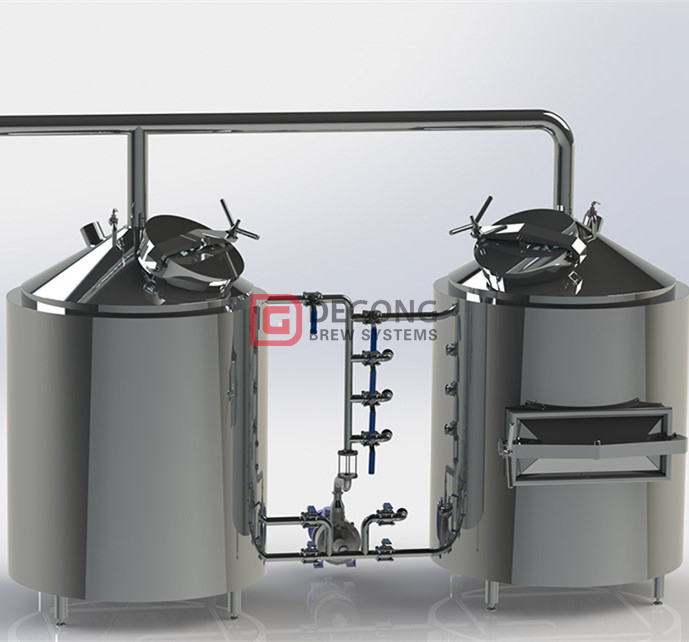 5BBL commercial 2/3 vessel craft beer brewing equipment mash tun for sale 