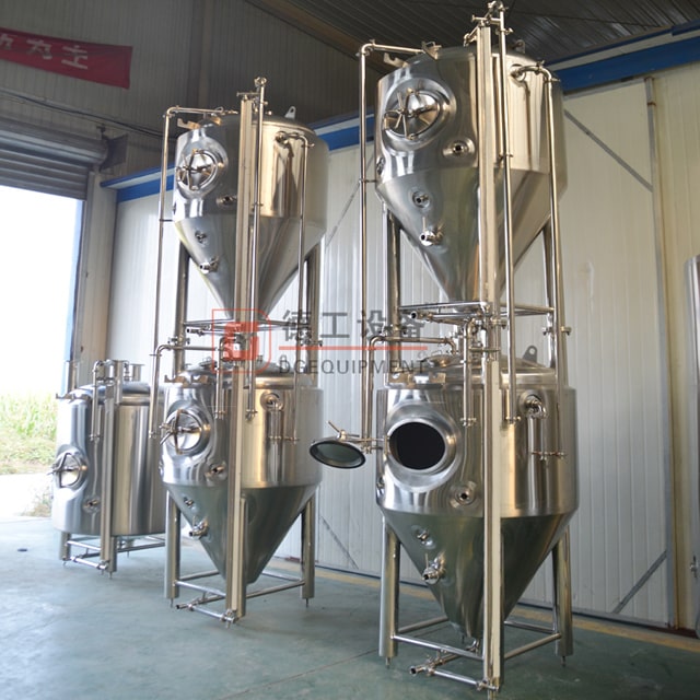 1000L Dimple Jacket SUS304 Vertical Isobaric Insulated Beer Fermenting System Fermenter&bright Beer Tank