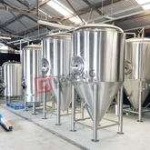 10BBL-30BBL Beer Fermenter Sus304/316 CCT FV Serving Tank Customized Tanks Cooling Jacket for Sale