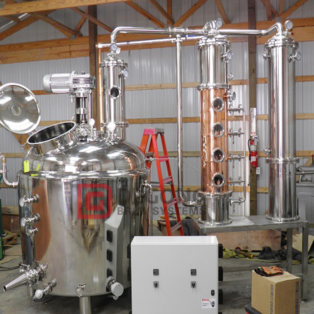 Copper with stainless steel distillery quipment 500L DEGONG brand distilling machinery